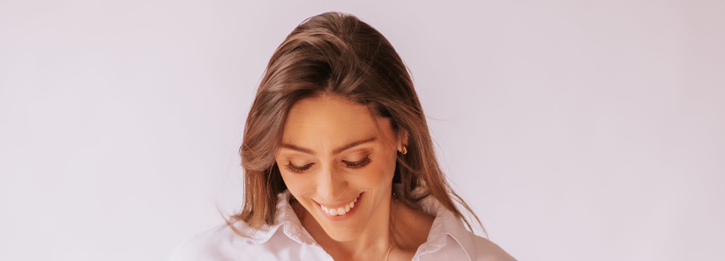 woman smiling