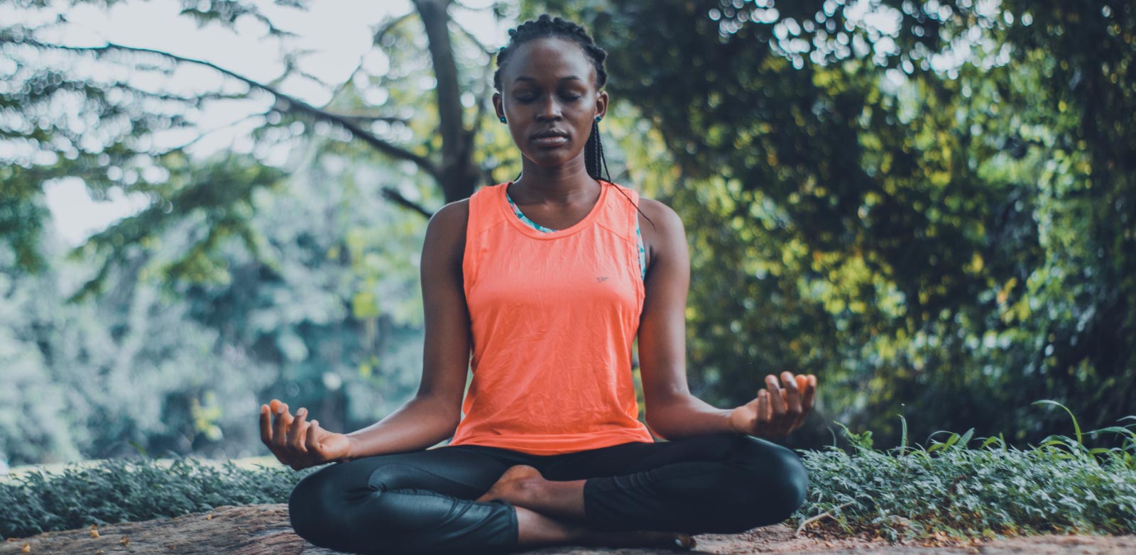 Meditation For Clear Skin - Woman Meditating